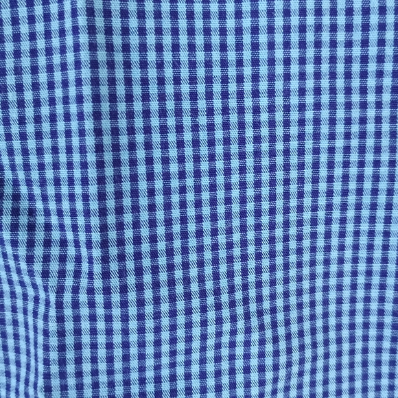Penguin by Munsingwear large button down classic fit blue plaid Long Sleeve - Picture 2 of 10